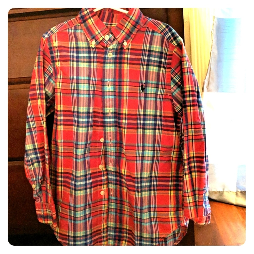 Boys button down polo